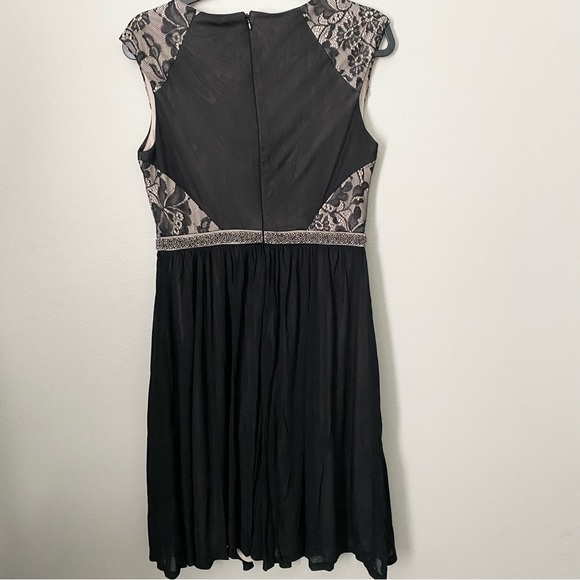 Sangria Black Lace Beaded Semi Formal Dress - Picture 9 of 9